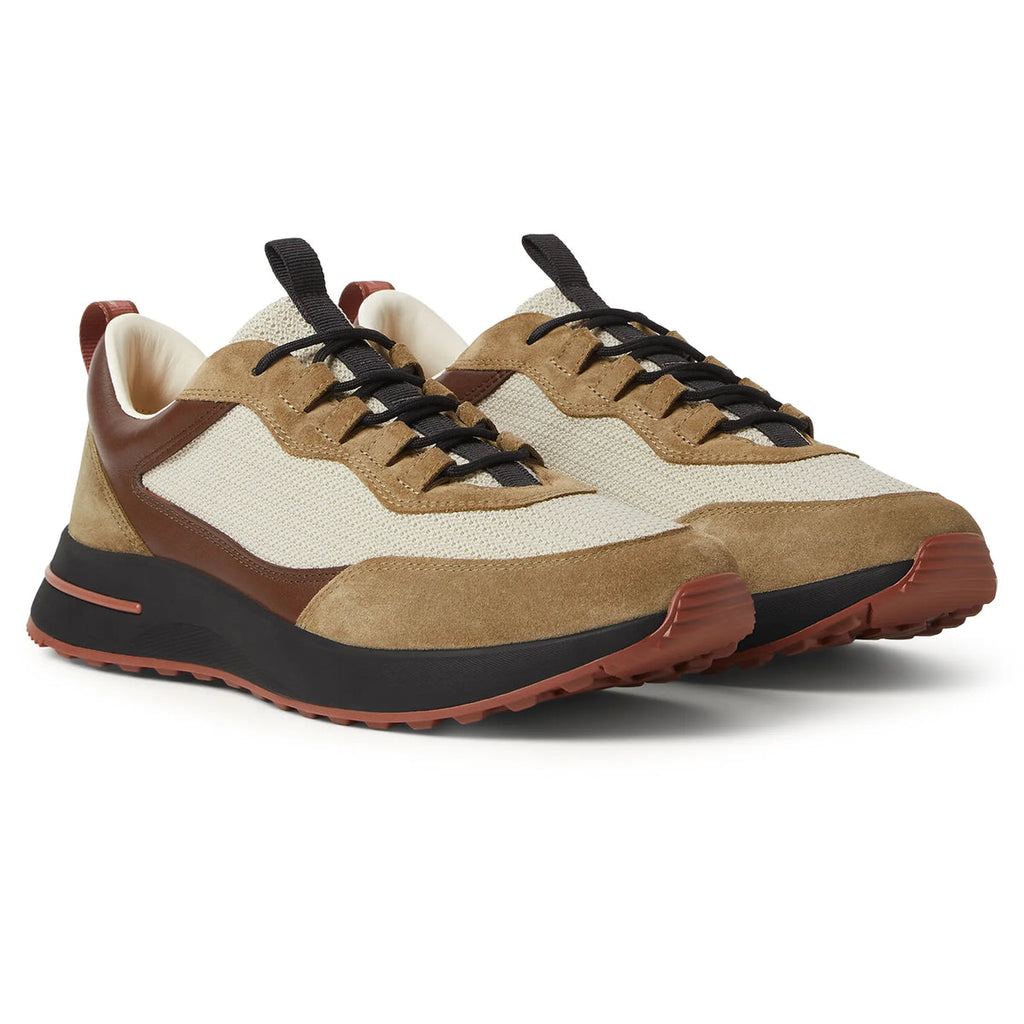 Loro Piana Week End Walk Performance Mesh Crest Sneaker