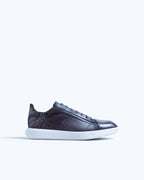 SNEAKERS BERLUTI STELLAR VENEZIA EN CUIR DE VEAU EN GRIS BLEUATRE