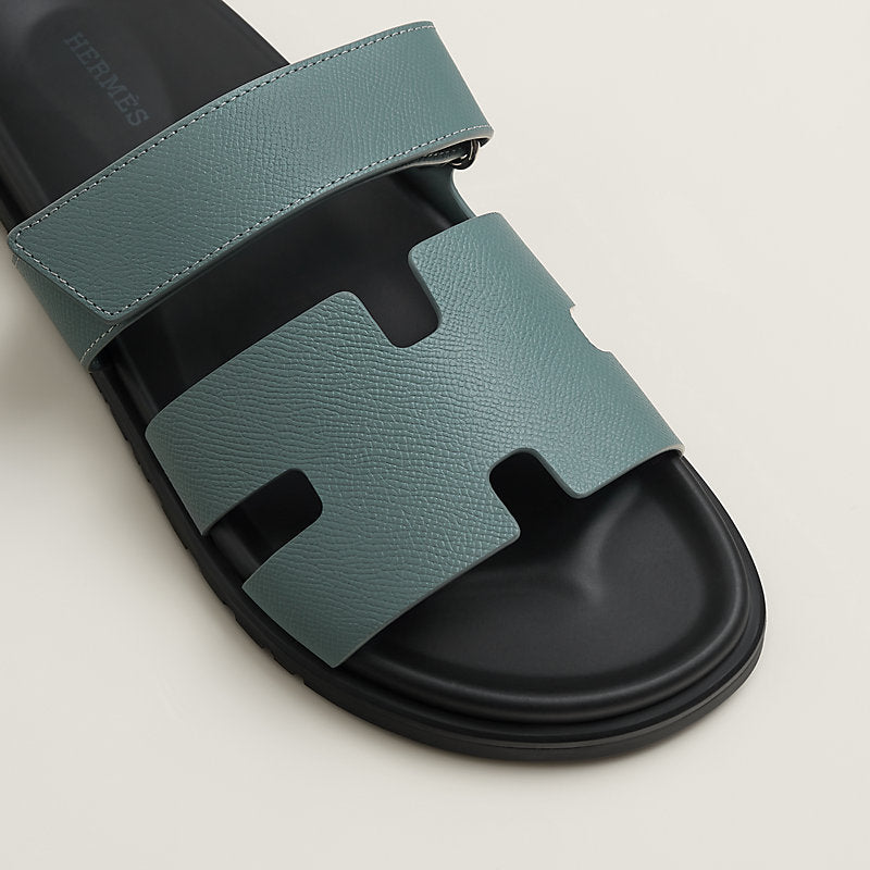 Hermès Chypre sandals - light grey