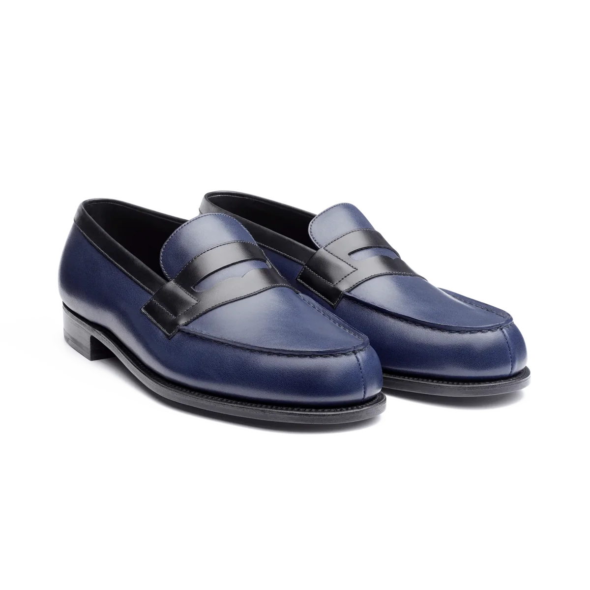 Mocassins J. M WESTON - 180 - Bleu Marine