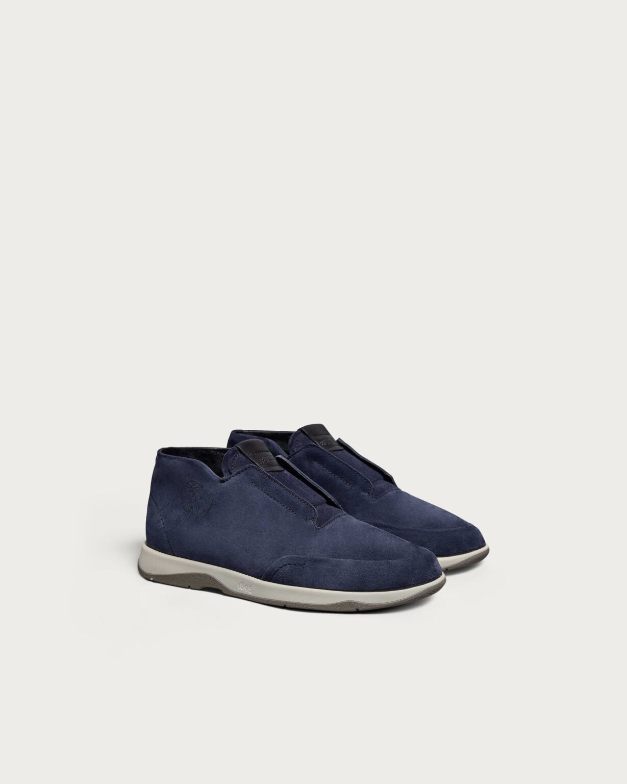 SNEKAERS BERLUTI SLIP-ON ÉCHAPPEE E CUIR SUEDE EN BLEU