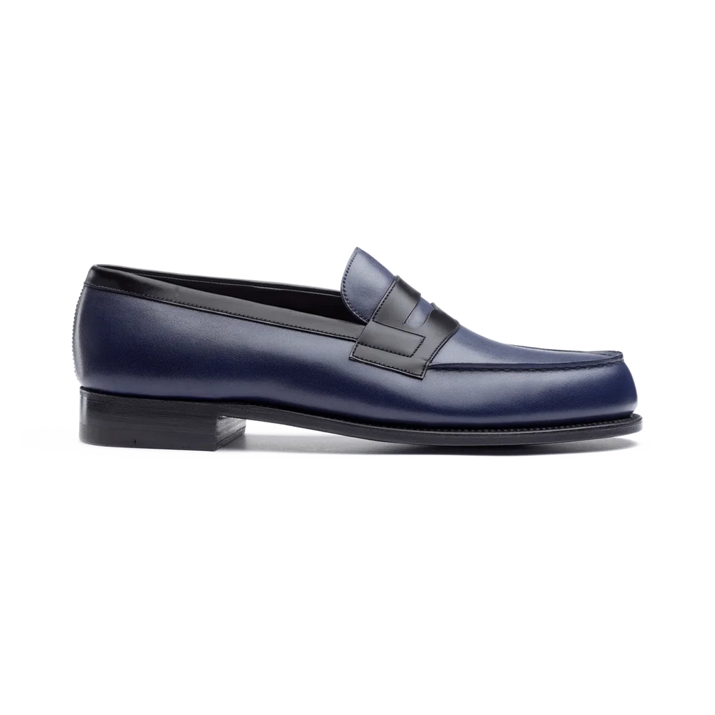 Mocassins J. M WESTON - 180 - Bleu Marine