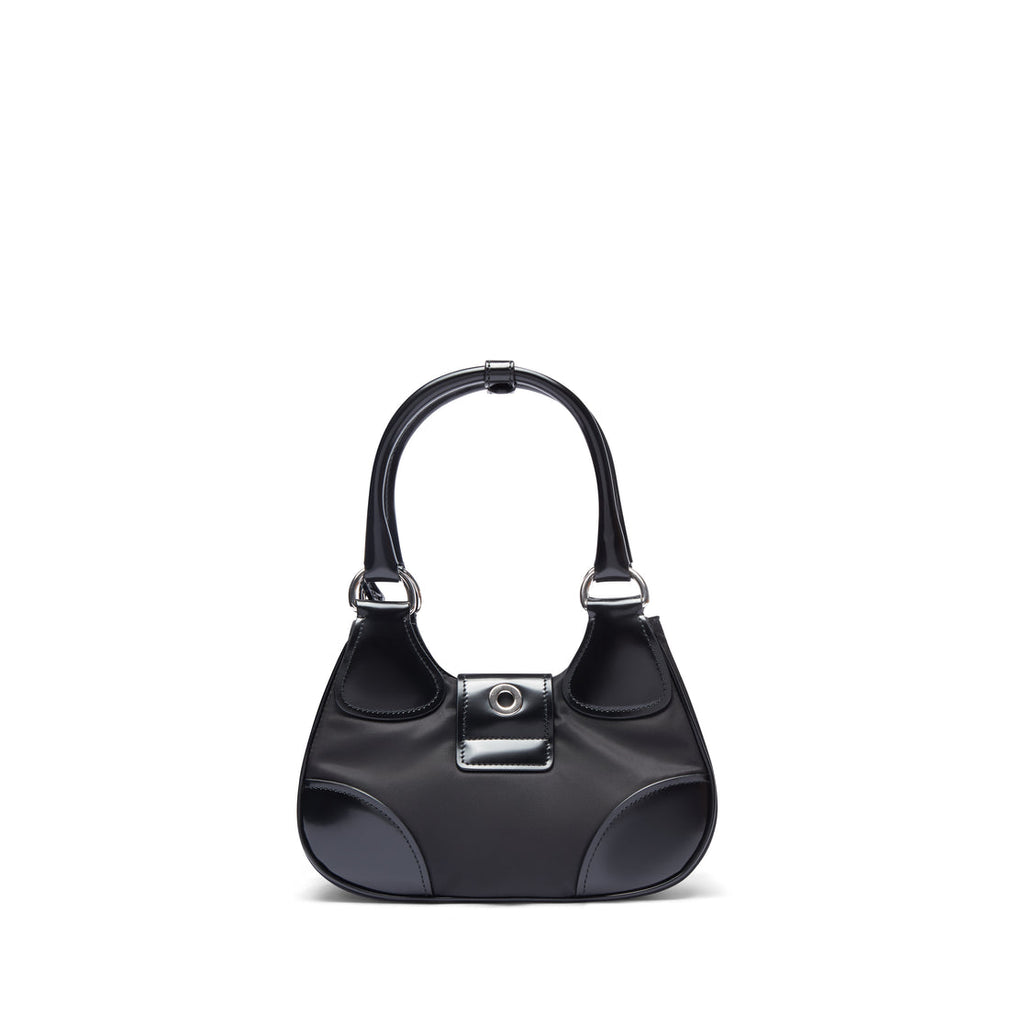 black Prada Moon bag