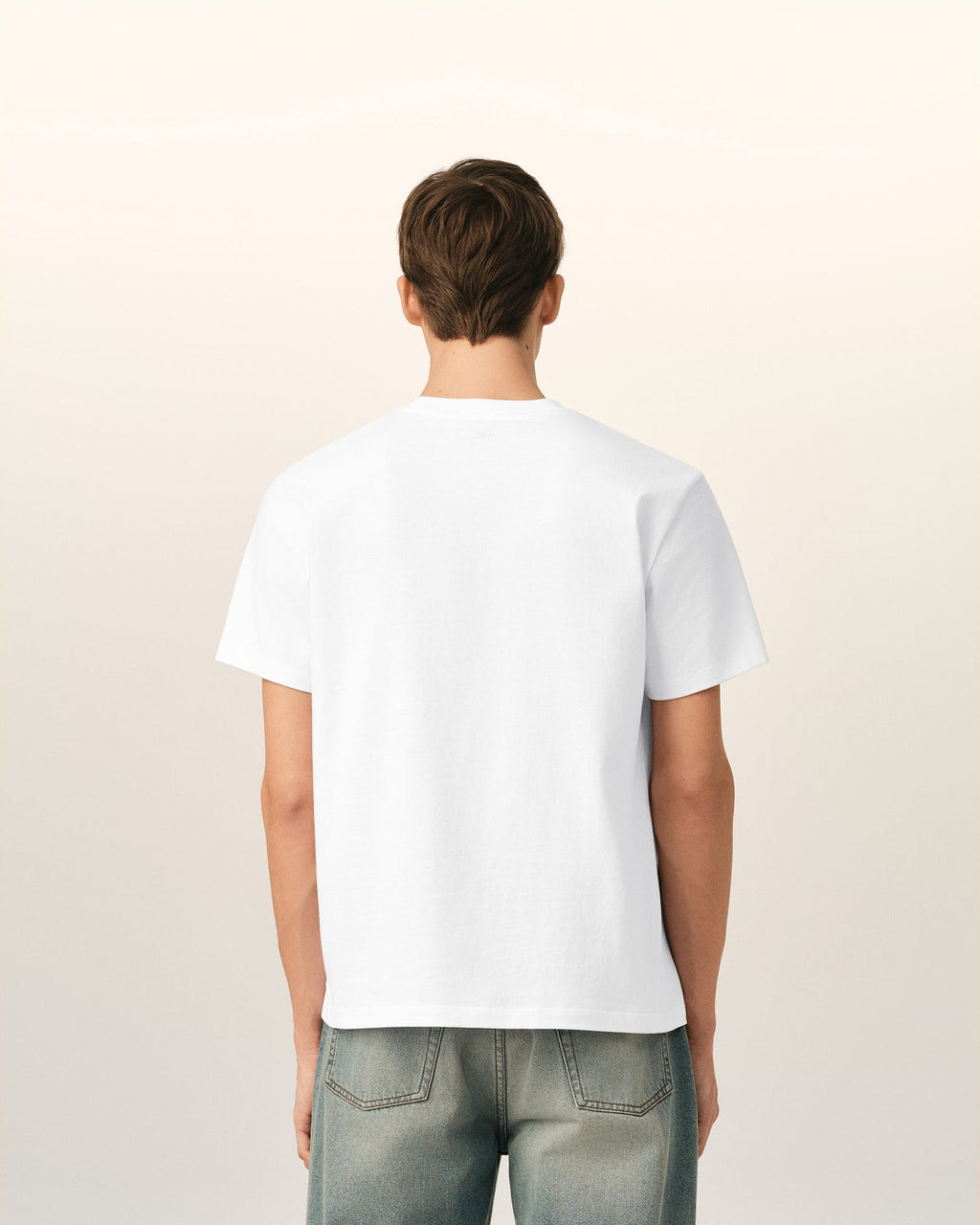 GREY COTTON AMI DE COEUR T-SHIRT
