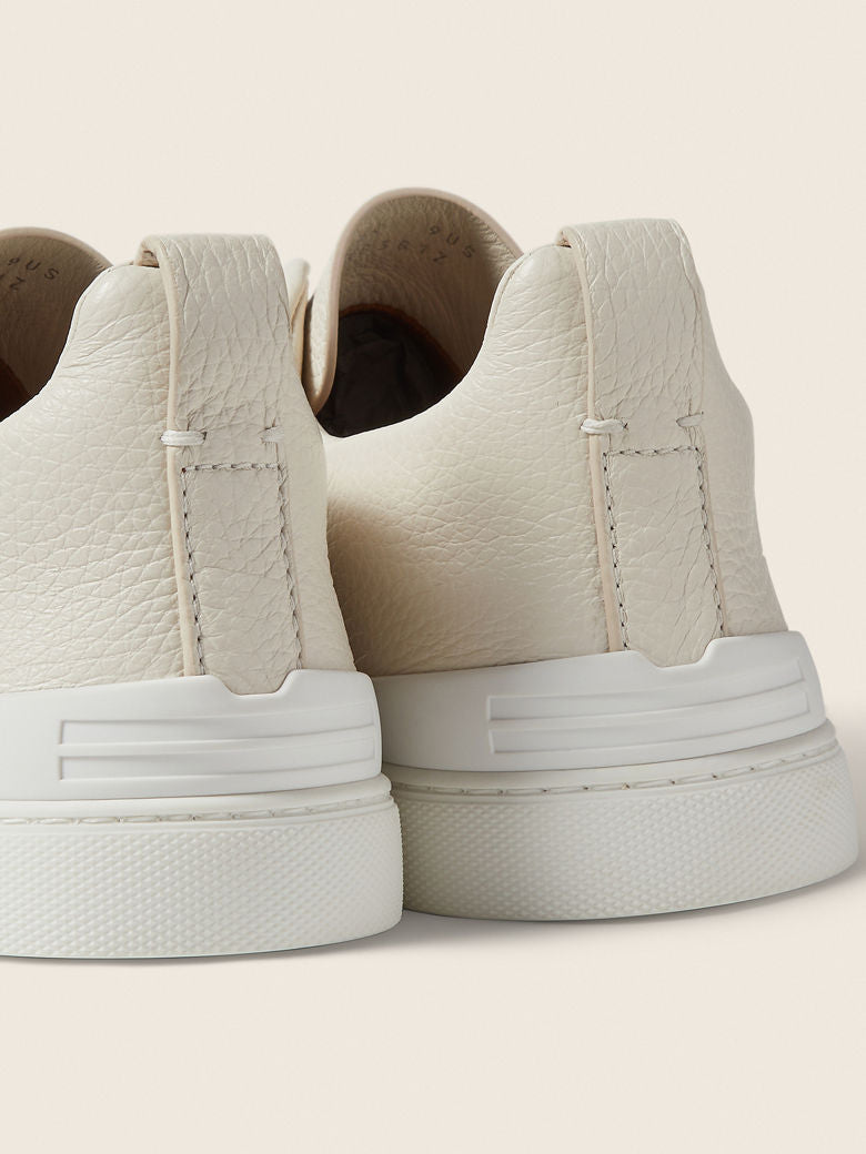ZEGNA Triple Stitch™ Leather Sneakers.