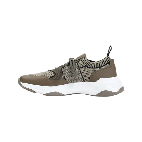 Berluti Shadow Sneakers in a beige and brown color palette