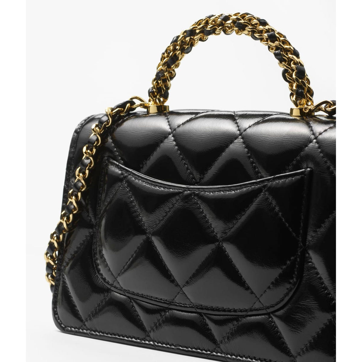 black Chanel Wallet on Chain