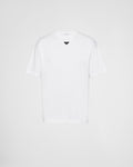 Prada white cotton t-shirt featuring