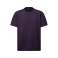 Damier Jacquard Short-Sleeved Crewneck