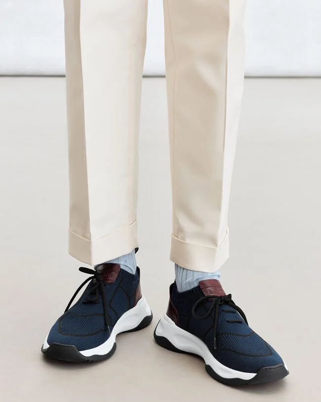 Berluti Shadow Sneaker in a navy colorway