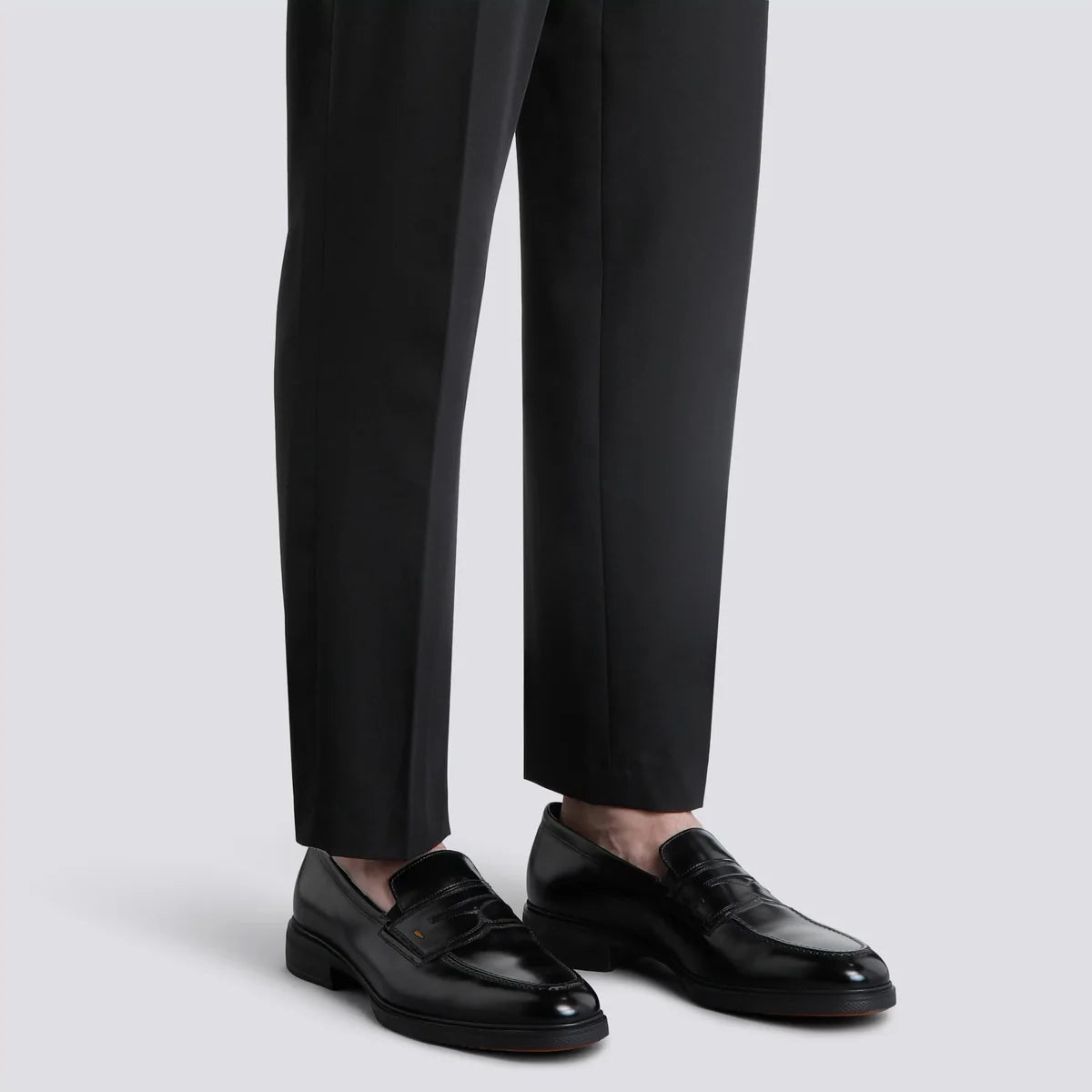 Mocassin Santoni - Easy - Cuir - Noir