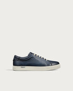 Berluti Playtime sneakers feature navy blue Venezia leather and signature hand