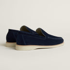 Hermès Low Loafer in suede calfskin.