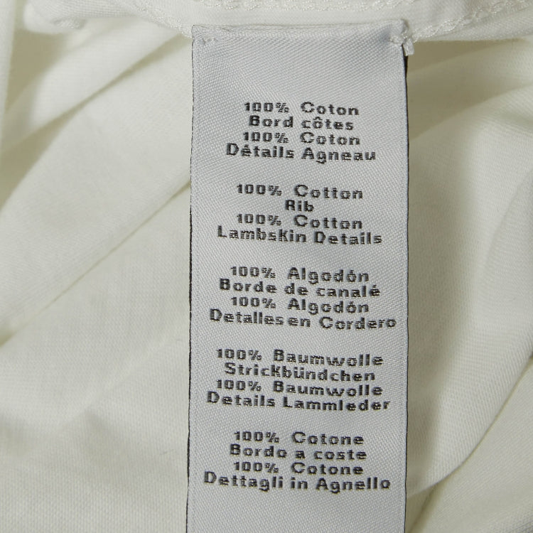 white T-shirt from Hermès