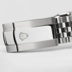 Rolex Datejust 41 featuring the distinctive "Wimbledon" dial